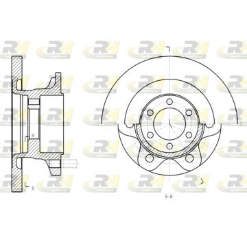 Brzdový kotúč ROADHOUSE 61308.00