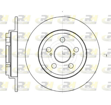 Brzdový kotouč ROADHOUSE 61328.00