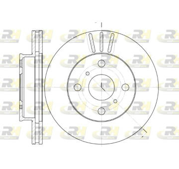 Brzdový kotouč ROADHOUSE 6134.10