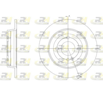 Brzdový kotúč ROADHOUSE 61570.00