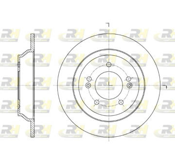 Brzdový kotouč ROADHOUSE 61572.00