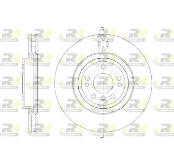 Brzdový kotouč ROADHOUSE 61576.10