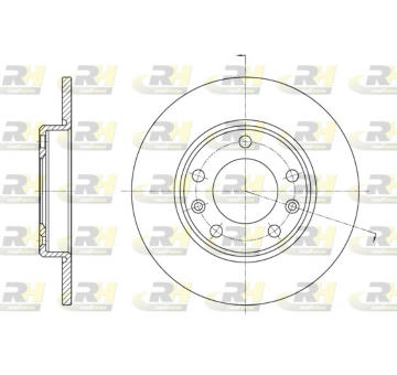 Brzdový kotouč ROADHOUSE 61585.00