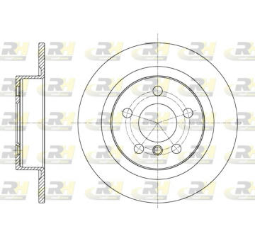 Brzdový kotúč ROADHOUSE 61597.00