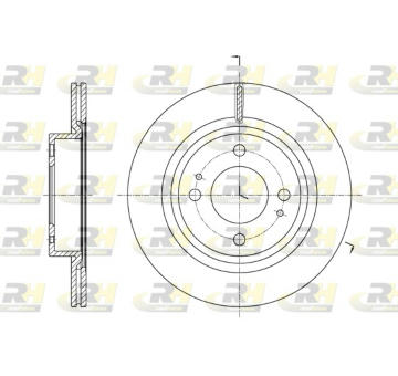 Brzdový kotouč ROADHOUSE 61621.10