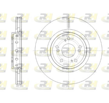 Brzdový kotúč ROADHOUSE 61658.10