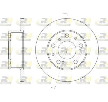 Brzdový kotúč ROADHOUSE 6169.00