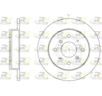Brzdový kotouč ROADHOUSE 6208.00