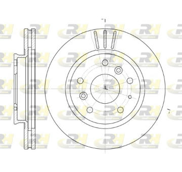Brzdový kotouč ROADHOUSE 6237.10