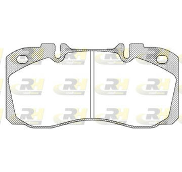 Sada brzdových destiček, kotoučová brzda ROADHOUSE JSX 2640.00