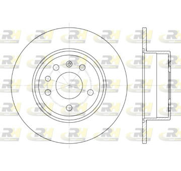 Brzdový kotouč ROADHOUSE 6487.00