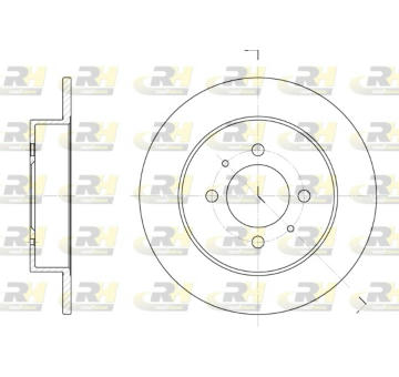 Brzdový kotouč ROADHOUSE 6531.00