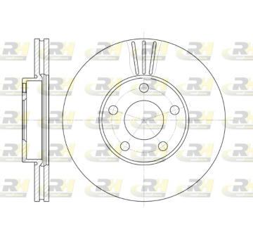 Brzdový kotouč ROADHOUSE 6549.10