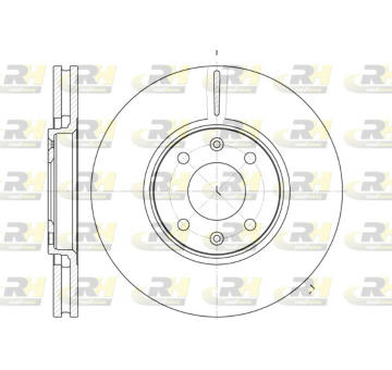 Brzdový kotouč ROADHOUSE 6587.10