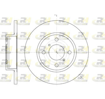 Brzdový kotouč ROADHOUSE 6621.00