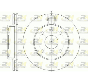 Brzdový kotouč ROADHOUSE 6656.10