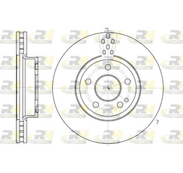 Brzdový kotouč ROADHOUSE 6679.10