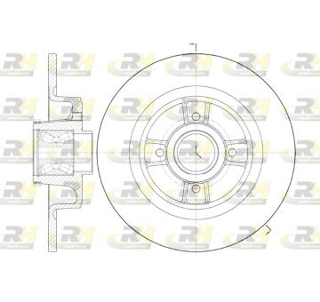 Brzdový kotúč ROADHOUSE 6698.20