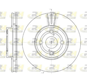 Brzdový kotouč ROADHOUSE 6703.10