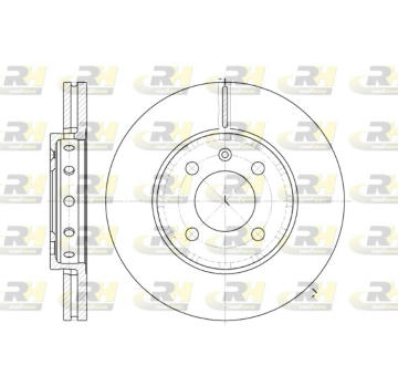 Brzdový kotouč ROADHOUSE 6826.10