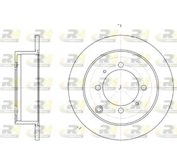 Brzdový kotouč ROADHOUSE 6838.00