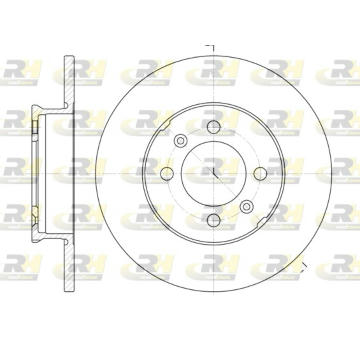Brzdový kotouč ROADHOUSE 6839.00