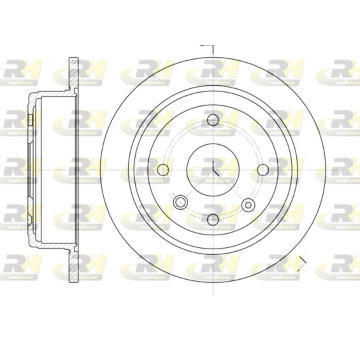 Brzdový kotouč ROADHOUSE 6876.00