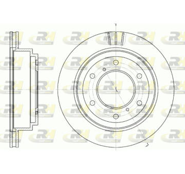 Brzdový kotouč ROADHOUSE 6955.10