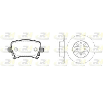 Sada bŕzd, Kotúčová brzda ROADHOUSE 81031.01