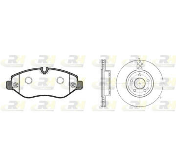 Sada bŕzd, Kotúčová brzda ROADHOUSE 81245.01