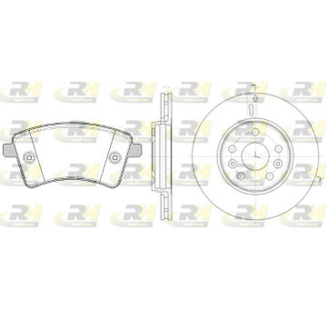 Souprava brzd, koutocova brzda ROADHOUSE 81351.00
