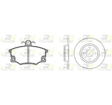 Sada bŕzd, Kotúčová brzda ROADHOUSE 8146.01