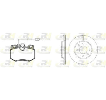 Sada bŕzd, Kotúčová brzda ROADHOUSE 8170.03