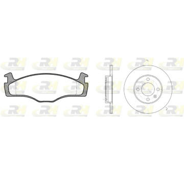 Sada bŕzd, Kotúčová brzda ROADHOUSE 8171.01