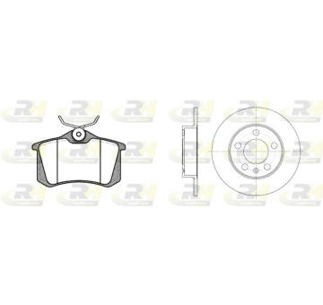 Souprava brzd, koutocova brzda ROADHOUSE 8263.04