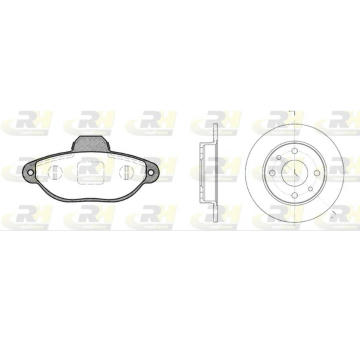 Sada bŕzd, Kotúčová brzda ROADHOUSE 8414.01