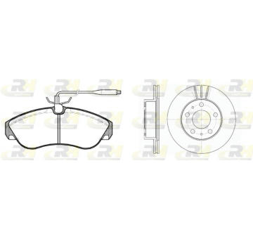 Sada bŕzd, Kotúčová brzda ROADHOUSE 8487.00