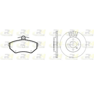 Sada bŕzd, Kotúčová brzda ROADHOUSE 8631.01