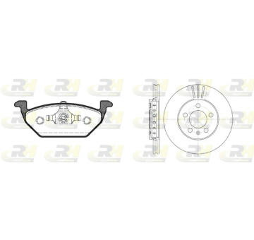 Sada bŕzd, Kotúčová brzda ROADHOUSE 8633.07