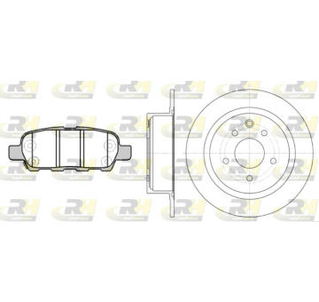 Sada bŕzd, Kotúčová brzda ROADHOUSE 8876.00