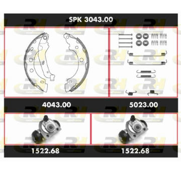 Souprava brzd, bubnova brzda ROADHOUSE SPK 3043.00