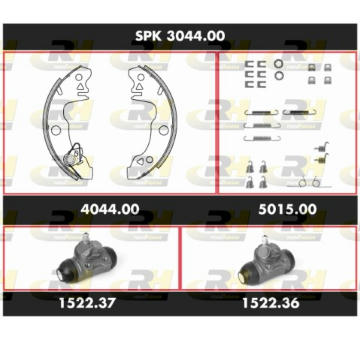 Souprava brzd, bubnova brzda ROADHOUSE SPK 3044.00