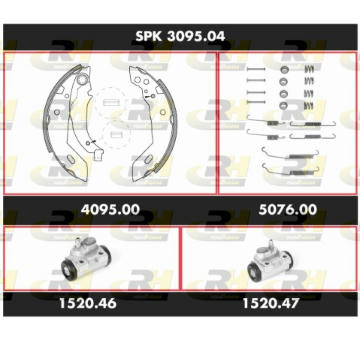 Souprava brzd, bubnova brzda ROADHOUSE SPK 3095.04