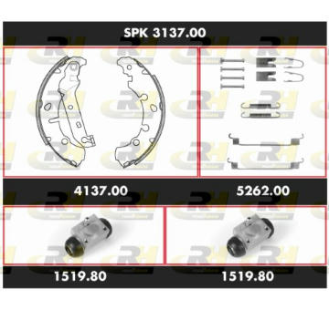 Souprava brzd, bubnova brzda ROADHOUSE SPK 3137.00