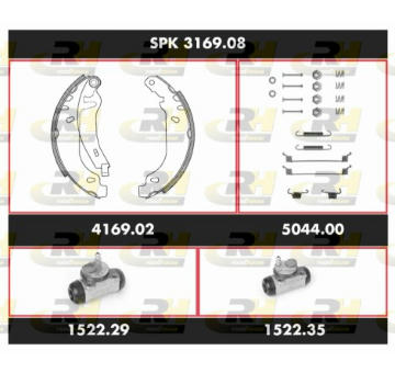 Souprava brzd, bubnova brzda ROADHOUSE SPK 3169.08