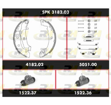 Souprava brzd, bubnova brzda ROADHOUSE SPK 3182.03