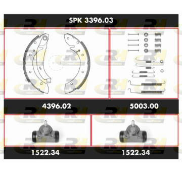 Souprava brzd, bubnova brzda ROADHOUSE SPK 3396.03