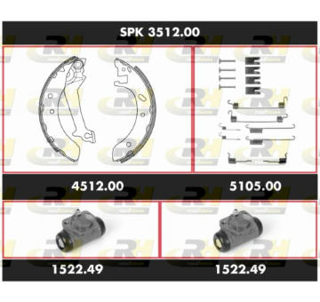 Sada bŕzd, Bubnová brzda ROADHOUSE SPK 3512.00
