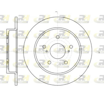 Brzdový kotouč ROADHOUSE 61425.00