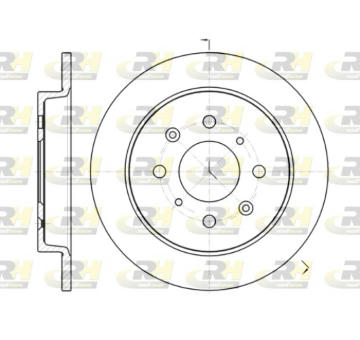 Brzdový kotúč ROADHOUSE 61395.00